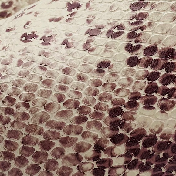 Anthro Seychelles Rendevous Leather Snake Print Block Heel Slip On Mules Size 9 - Picture 6 of 11